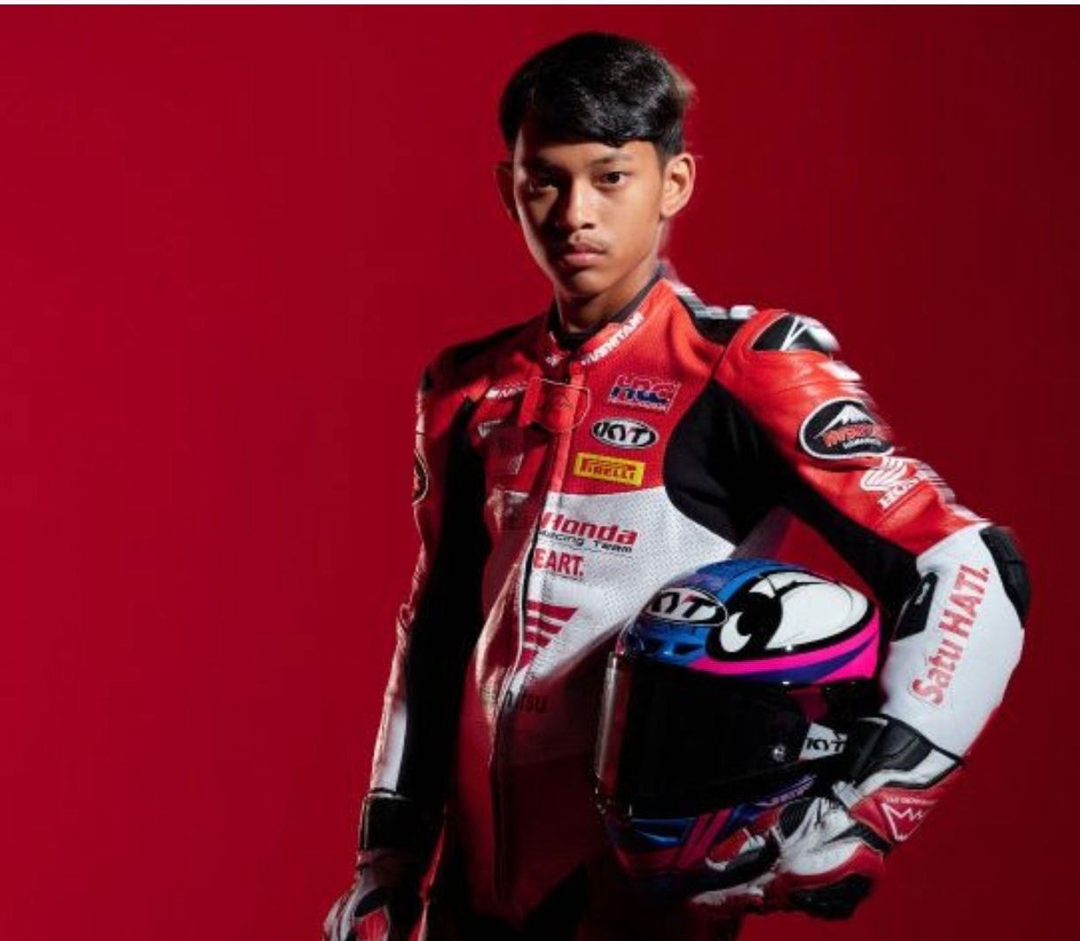 Veda Ega Pratama akan menjalani balapan debutnya di Moto3 dari posisi ke-5. (AHM)