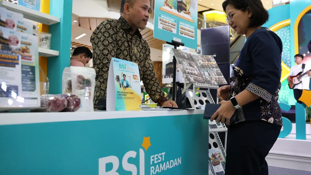 Bank Syariah Indonesia (BSI) resmi membuka BSI Fest Ramadan 2026 di Atrium BXChange, Bintaro Jaya Xchange, Kamis (26/2/2026). (Dery Ridwansah/ JawaPos.com)