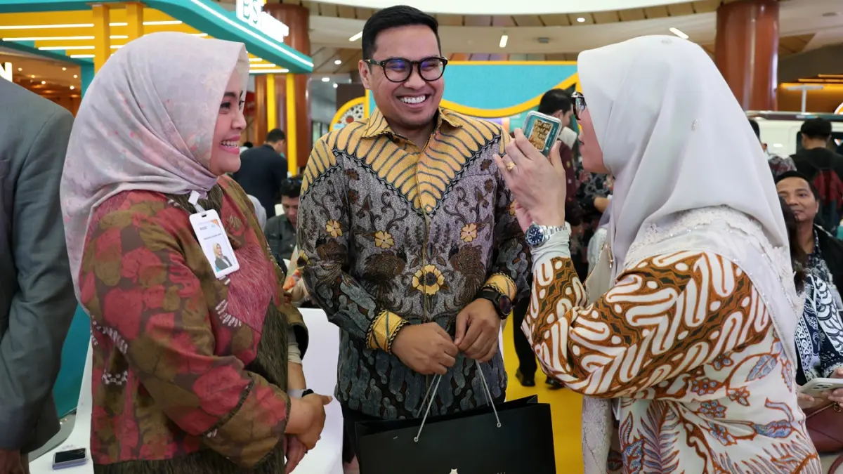 Bank Syariah Indonesia (BSI) resmi membuka BSI Fest Ramadan 2026 di Atrium BXChange, Bintaro Jaya Xchange, Kamis (26/2/2026). (Dery Ridwansah/ JawaPos.com)
