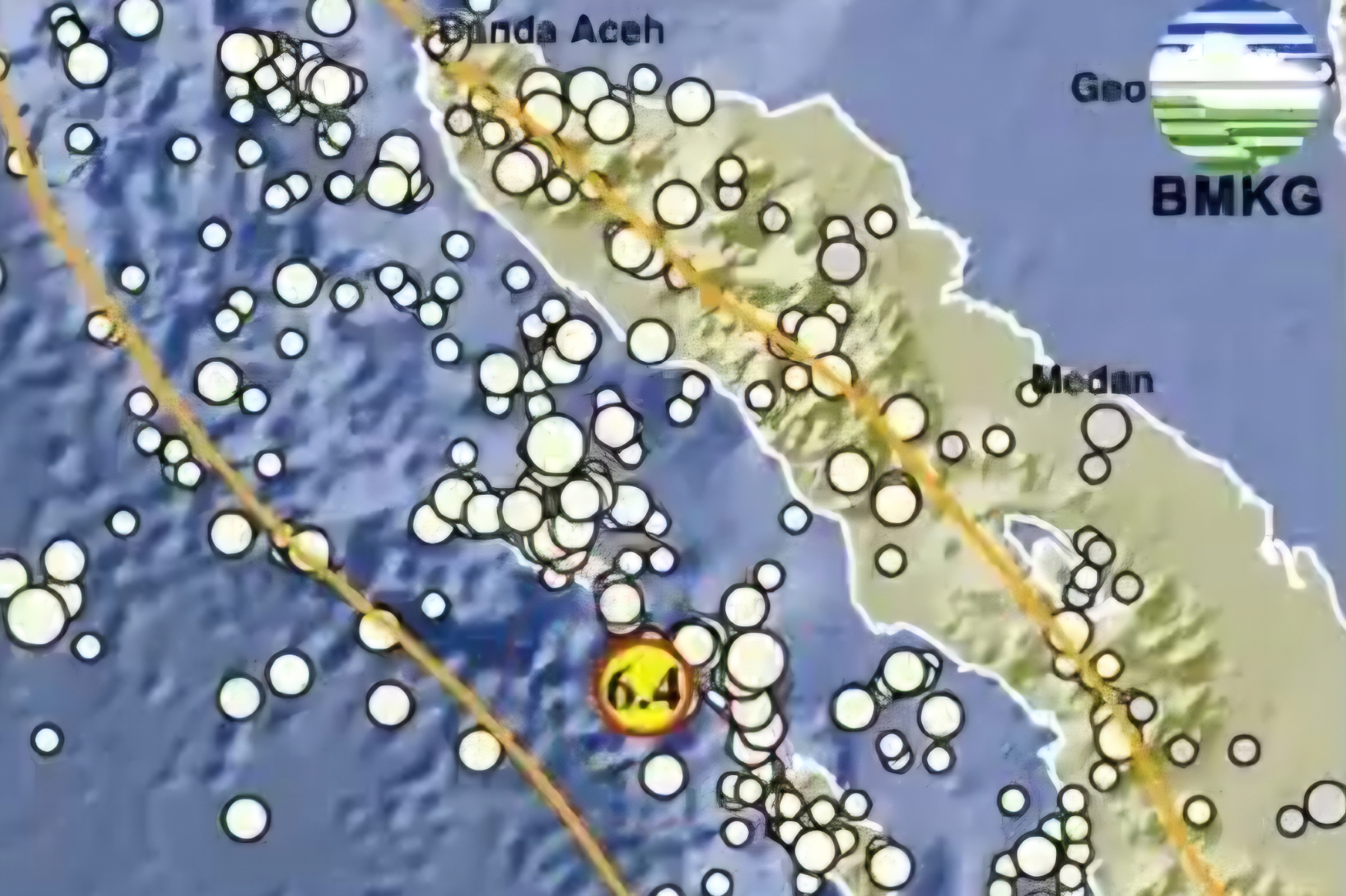 Gempa Aceh M 6,4 Guncang Sinabang, BMKG Sebut Tak Berpotensi Tsunami - Image