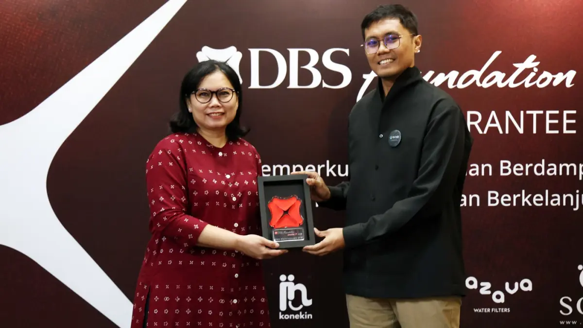 Ke lima social enterprises dan businesses for impact tersebut terpilih sebagai penerima dana hibah dari DBS Foundation. 