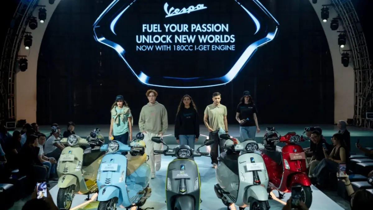 Vespa Primavera 180 dan Vespa Sprint 180 resmi diluncurkan untuk pasar otomotif Indonesia. (Dinarsa Kurniawan/JawaPos.com) - Image