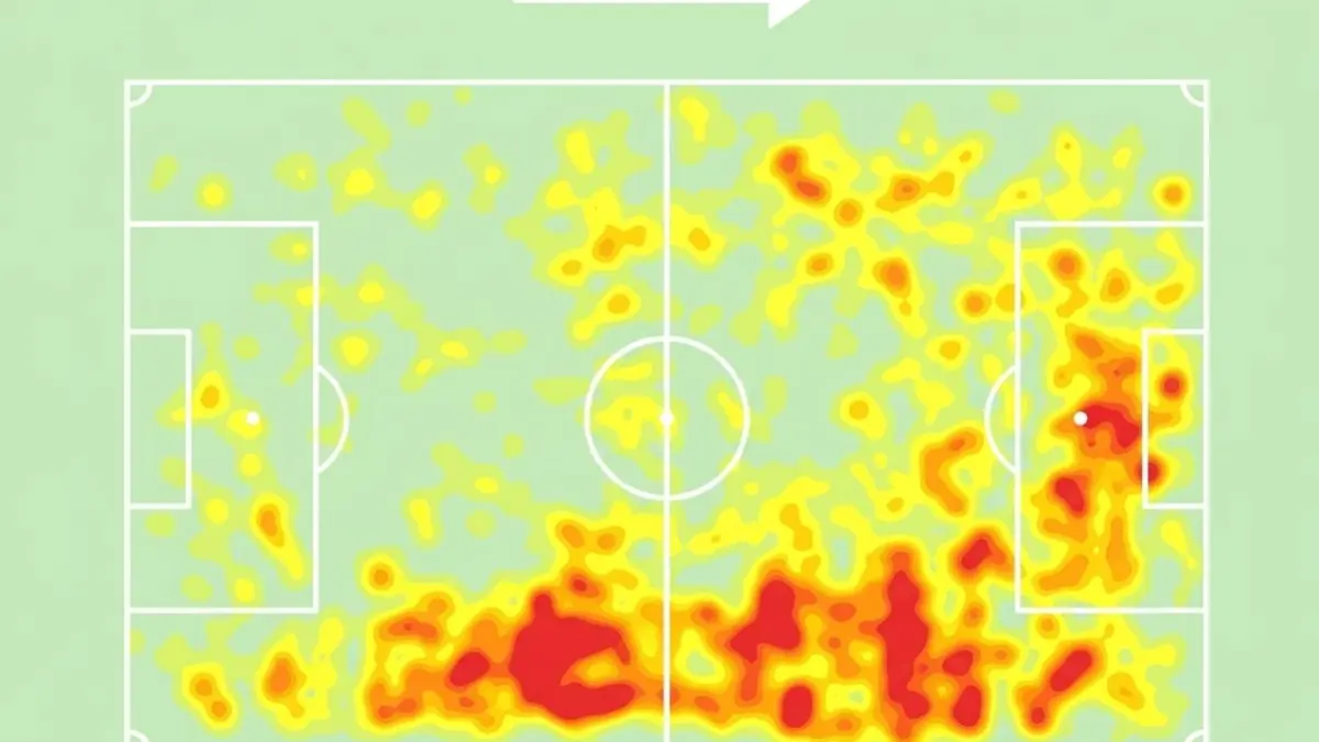 Heatmap Uilliam Barros. (Persib)