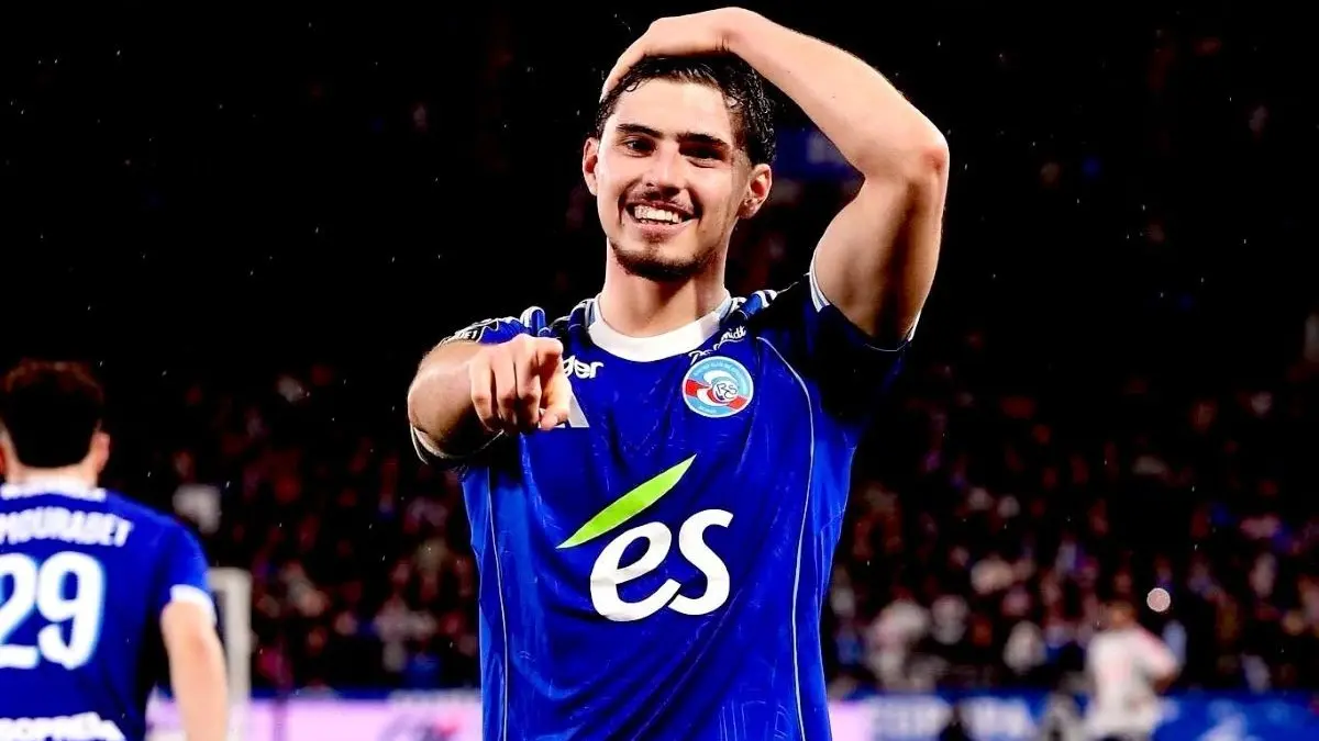 Joaquin Panichelli cetak 20 gol bersama Strasbourg, pimpin top skor Ligue 1 musim 2025/26. (Istimewa) - Image