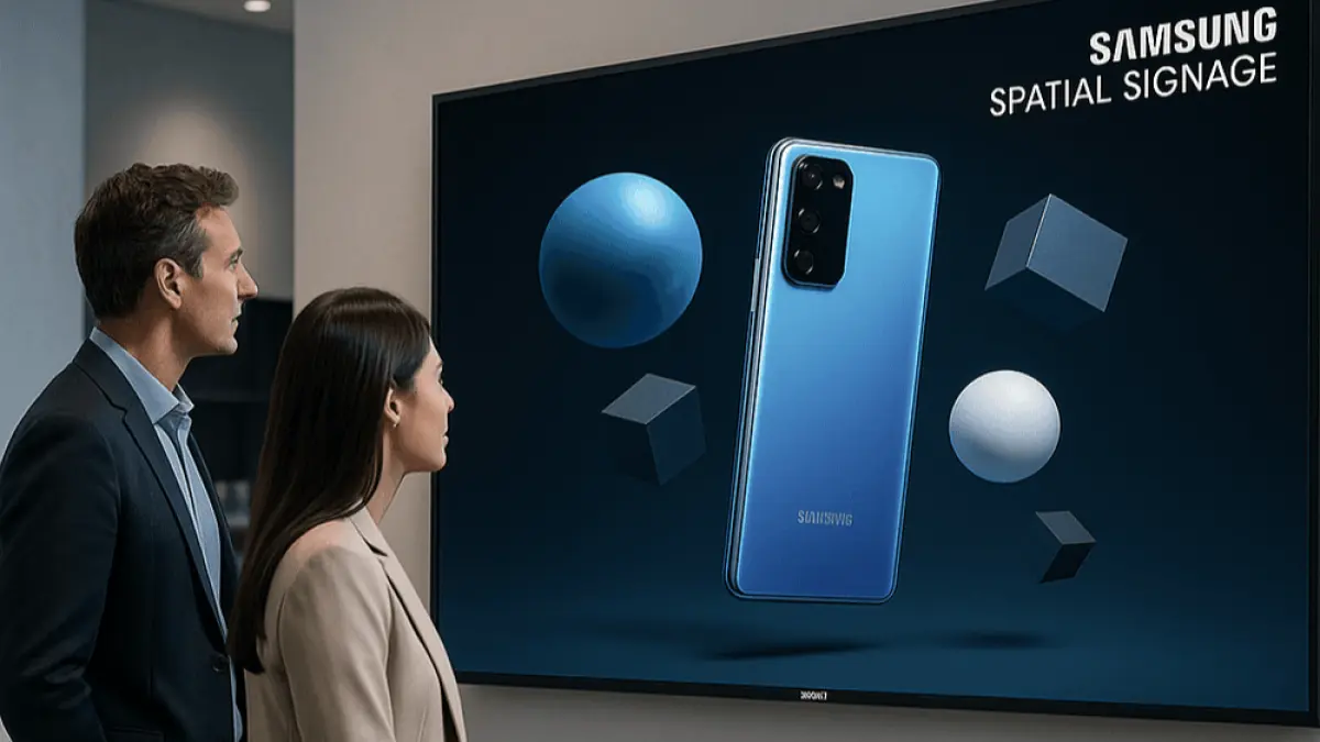 Samsung Pamer Layar 3D Tanpa Kacamata, Bisa Bikin Orang Berhenti Melihat - Image