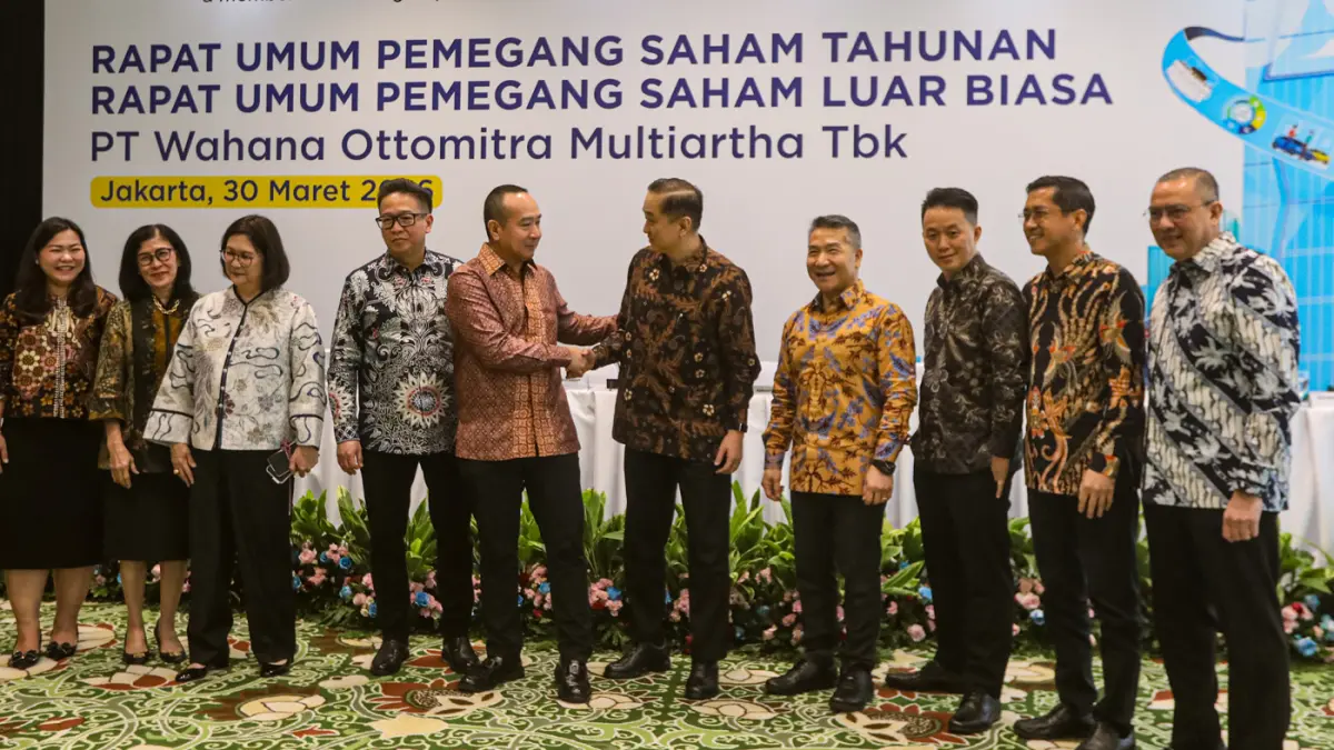 Rapat Umum Pemegang Saham Tahunan (RUPST) dan Rapat Umum Pemegang Saham Luar Biasa (RUPSLB) di Jakarta. (Salman Toyibi/Jawa Pos)