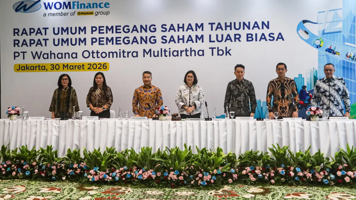 Rapat Umum Pemegang Saham Tahunan (RUPST) dan Rapat Umum Pemegang Saham Luar Biasa (RUPSLB) di Jakarta. (Salman Toyibi/Jawa Pos)