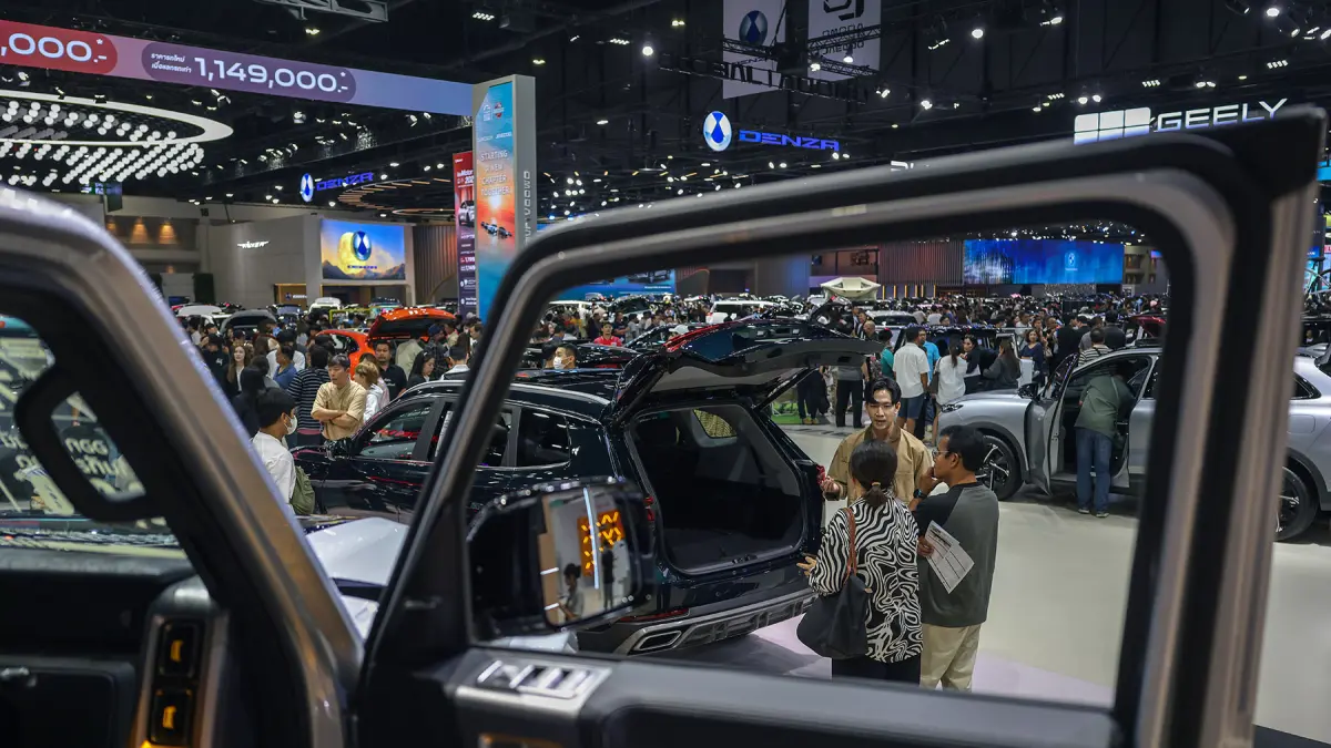 Bangkok International Motor Show 2026 kembali digelar sebagai ajang otomotif terbesar di Thailand dan salah satu yang paling bergengsi di Asia Tenggara. (Hendra Eka/JawaPos.com)