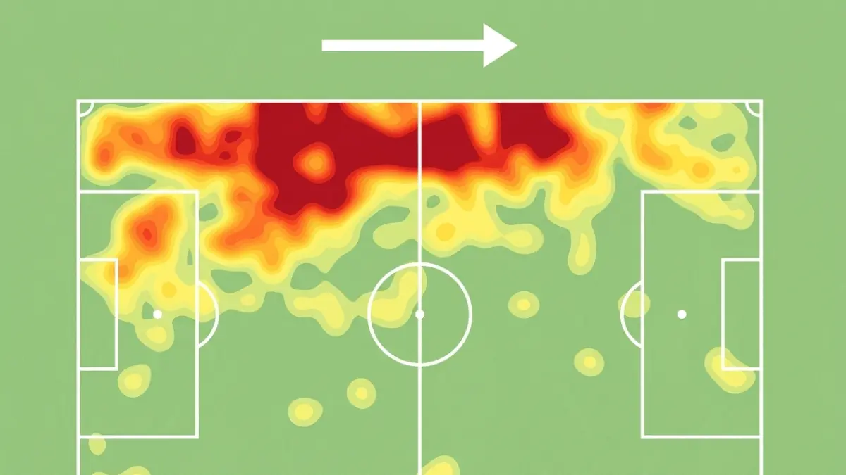 
Heatmap Jefferson Silva Persebaya Surabaya. (Dok. JawaPos.com)