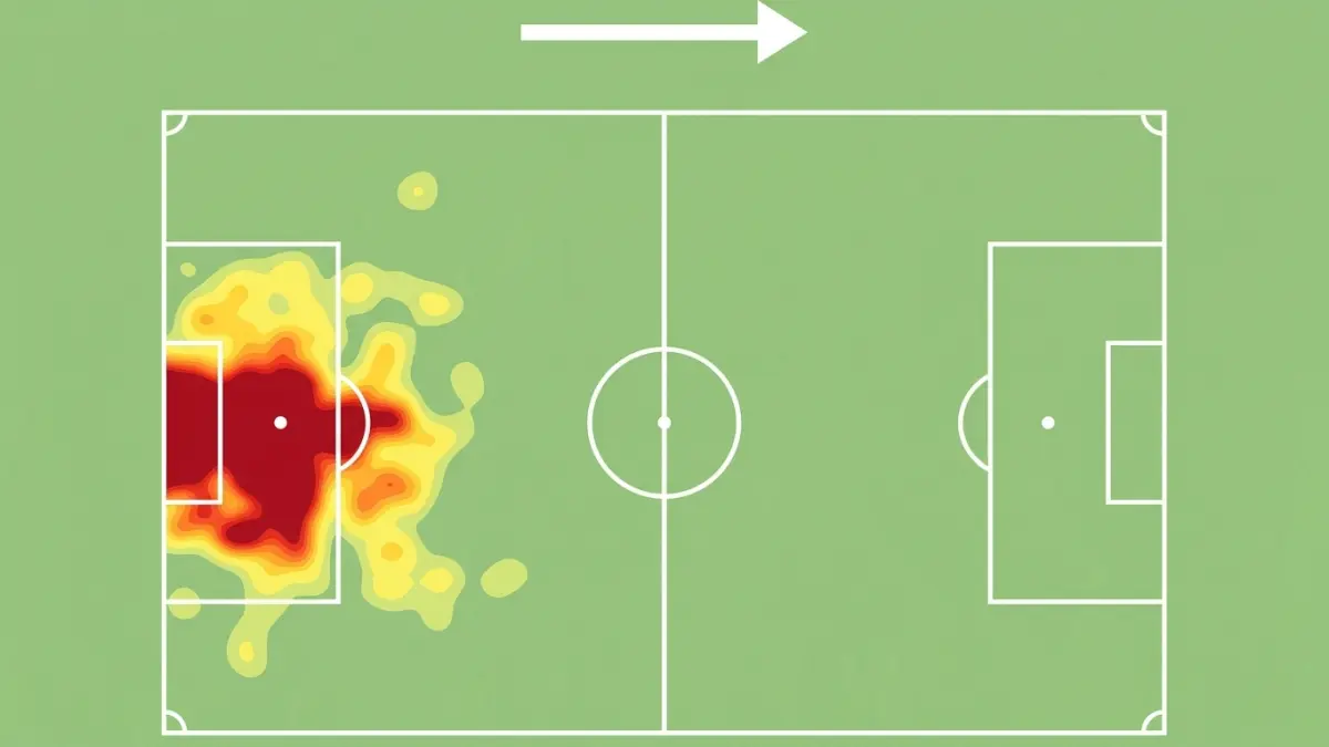 Heatmap Teja Paku Alam. (JawaPos.com/Sofascore)
