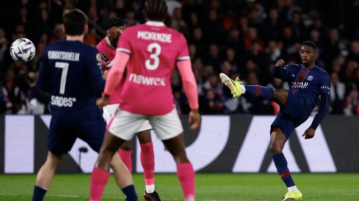 PSG Kokoh di Puncak Klasemen, Brace Ousmane Dembele Tumbangkan Toulouse di Ligue 1  - Image