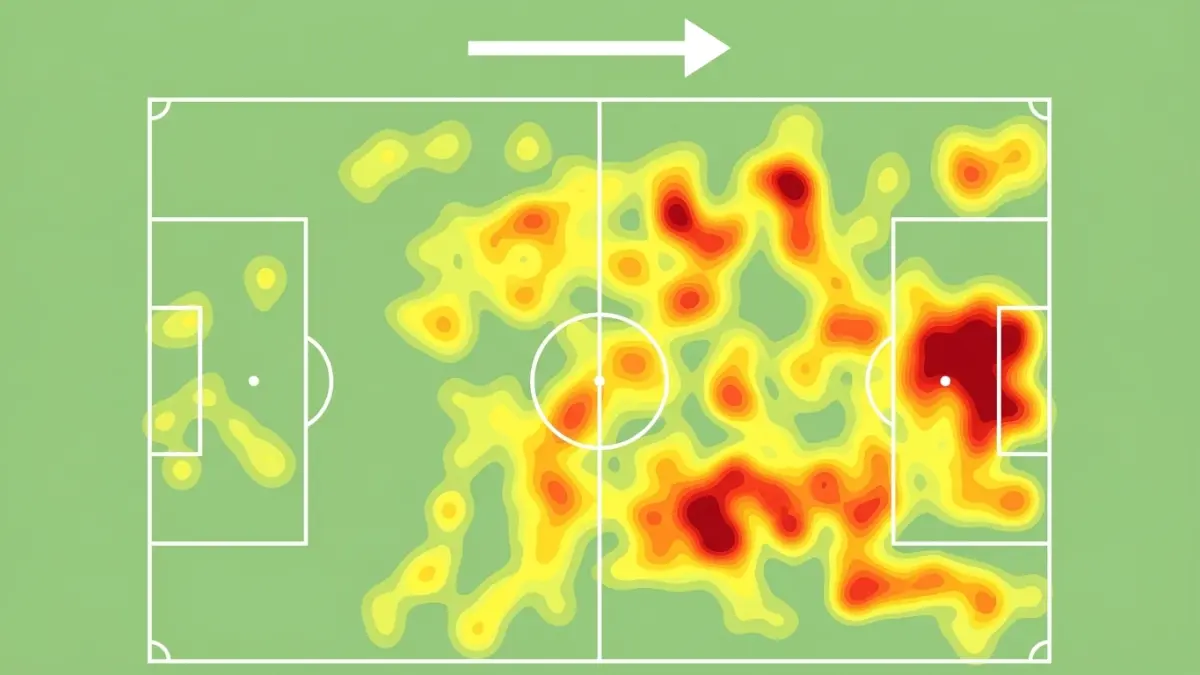 
Heatmap Guillermo Fernandez. (Dok. JawaPos.com-Sofascore)
