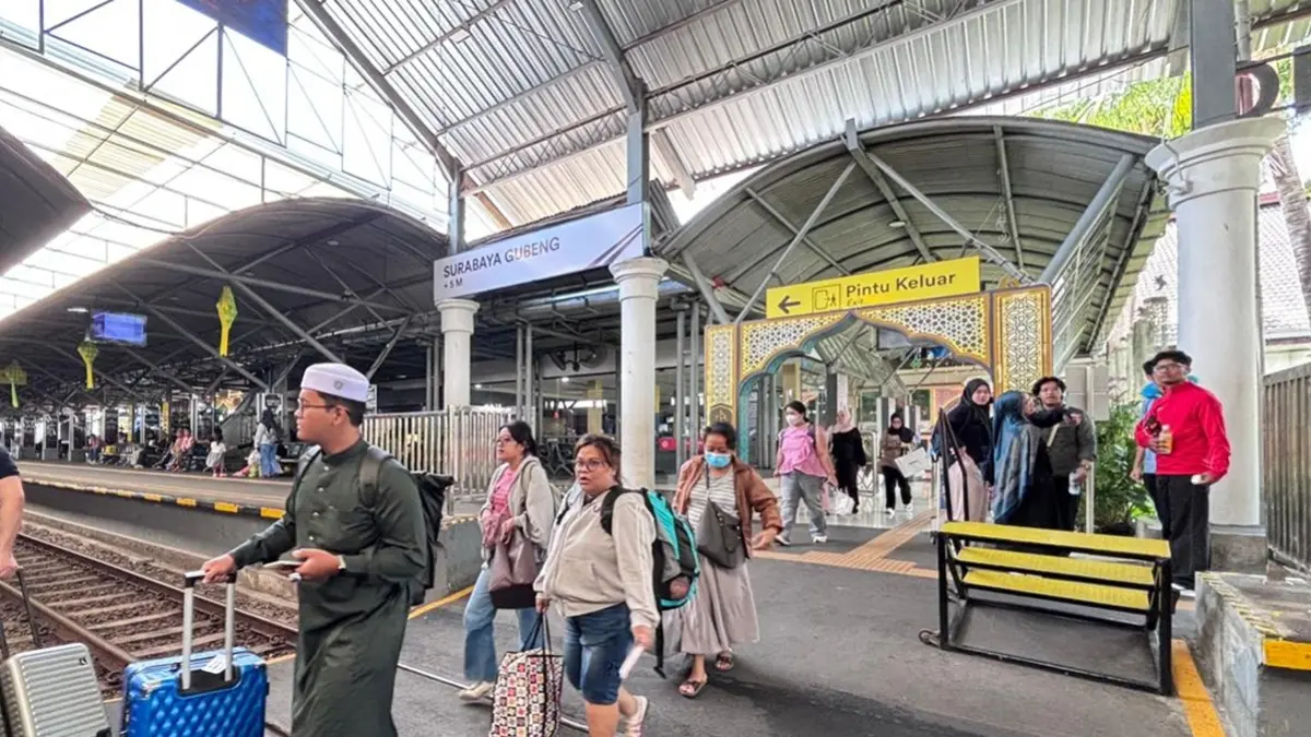 KAI Daop 8 Layani Lebih dari 1 Juta Penumpang selama Masa Lebaran 2026 - Image