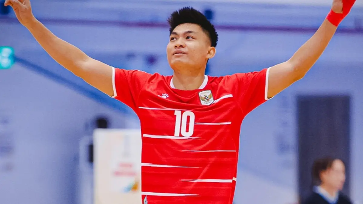 Muhammad Sanjaya Cetak Hattrick saat Timnas Futsal Indonesia Lumat Brunei Darussalam  - Image