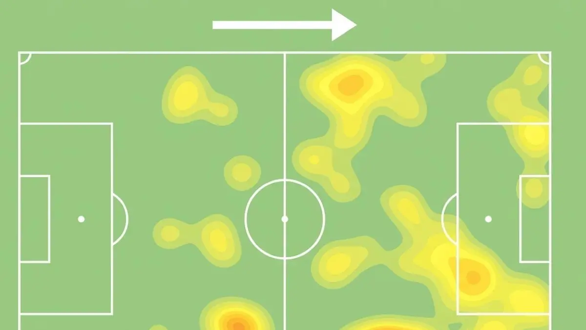Heatmap Moussa Sidibe vs Persija Jakarta