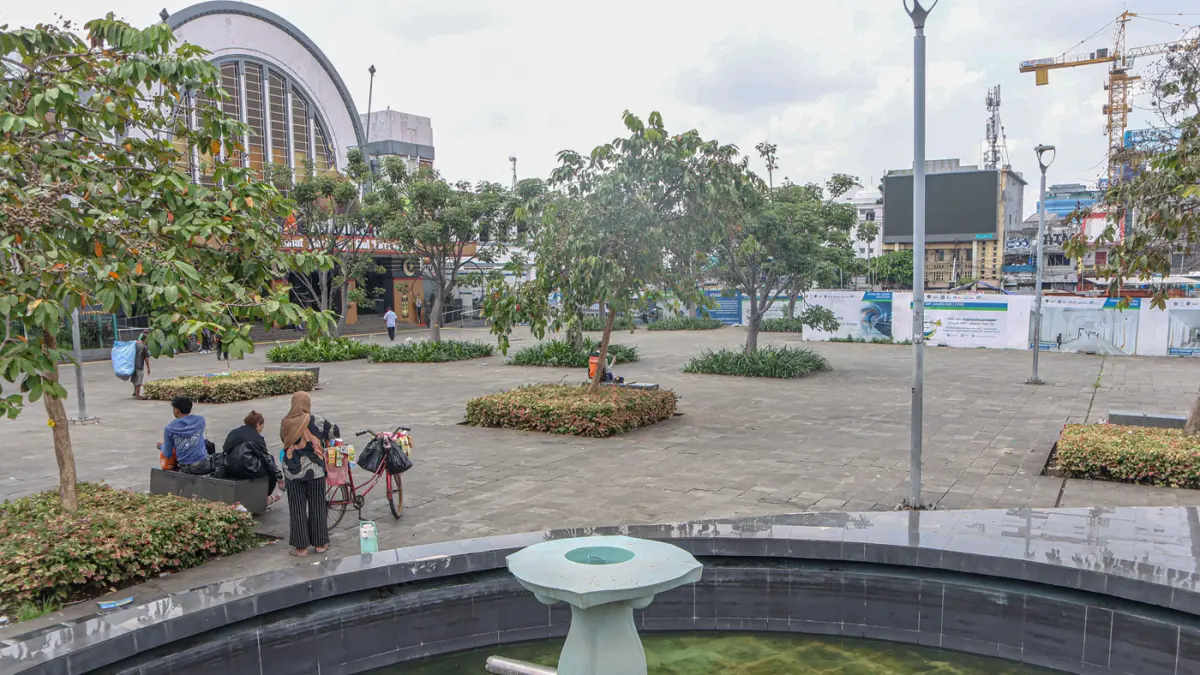 Kawasan Kota Tua, Jakarta, Senin (06/04/2026). (Hanung Hambara/Jawa Pos)
