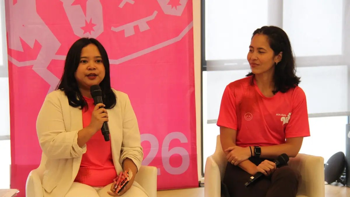 press conference AIA Vitality Women's 10k bertema "Lace Up, Face Up"