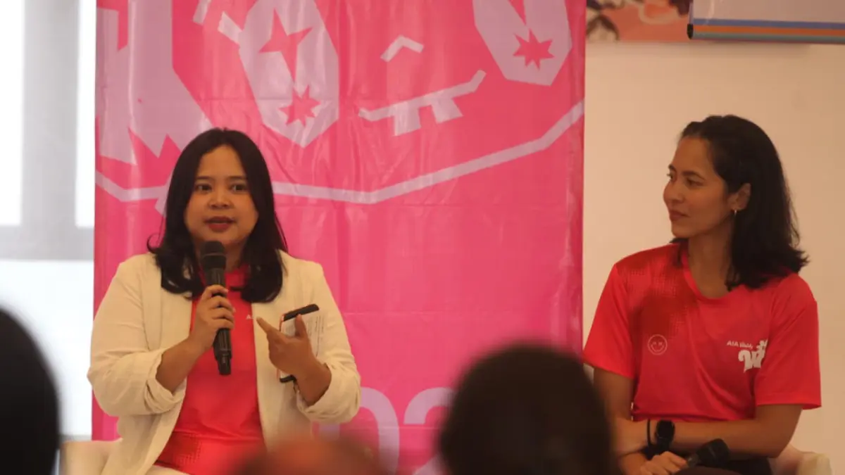 press conference AIA Vitality Women's 10k bertema "Lace Up, Face Up"