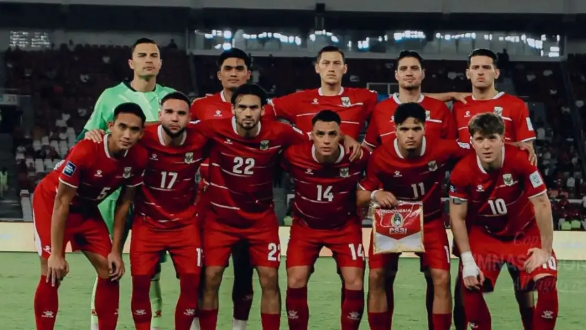 Aksi timnas Indonesia saat menghadapi Bulgaria di final FIFA Series 2026 di Stadion Utama Gelora Bung Karno. (Timnas Indonesia) - Image