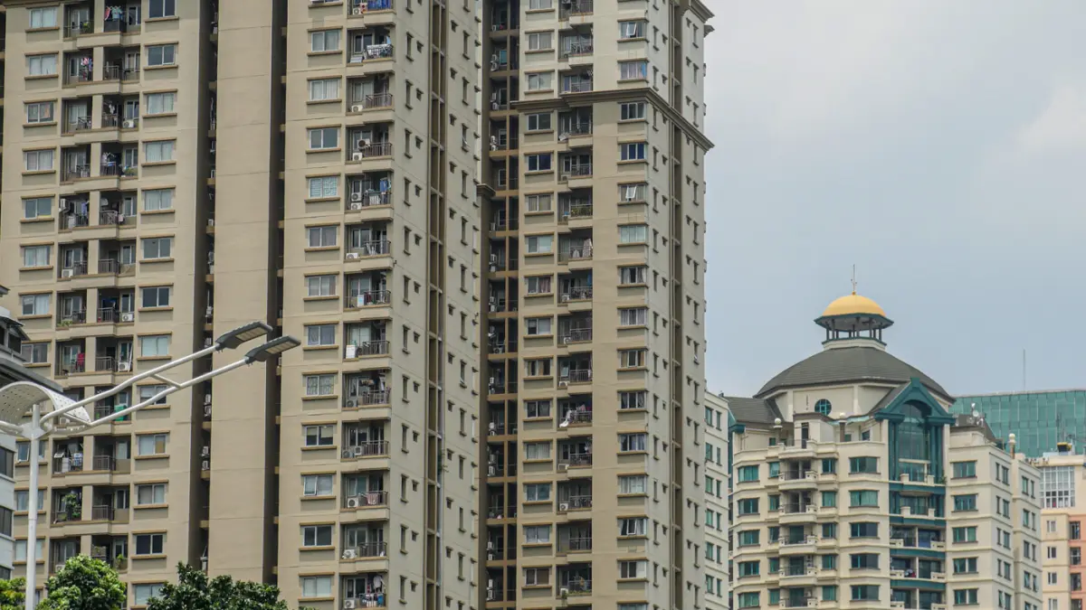 Hunian Apartemen di Kemayoran, Jakarta, Rabu (08/04/2026). (Hanung Hambara/Jawa Pos)
