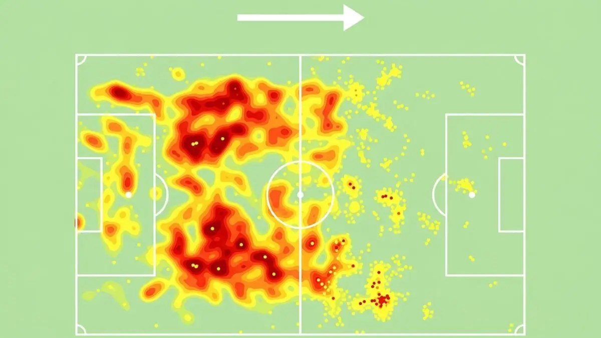 Heatmap Rachmat Irianto bersama Persebaya Surabaya musim ini.