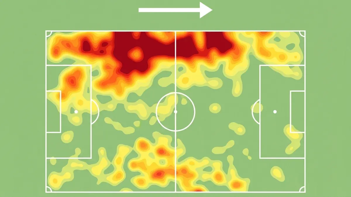 Heatmap Eliano Reijnders bersama Persib Bandung musim ini. (Dok. JawaPos.com, Sofascore)
