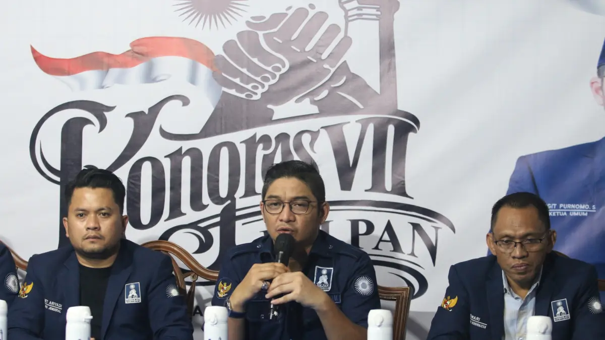 Barisan Muda Penegak Amanat Nasional (BM PAN) secara resmi meluncurkan pelaksanaan Kongres VII BM PAN di Prosa Studio, Jakarta Selatan, Minggu (12/4/2026).