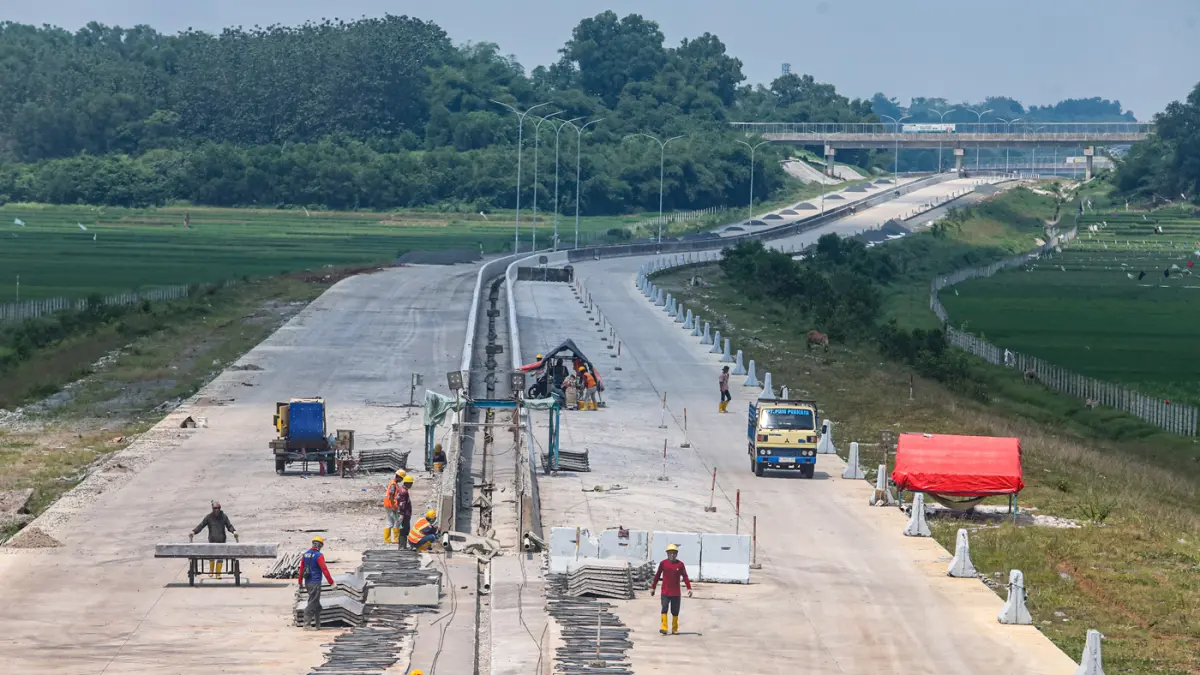 Progres Pembangunan Jalan Tol Jakarta-Cikampek (Japek) II  - Image