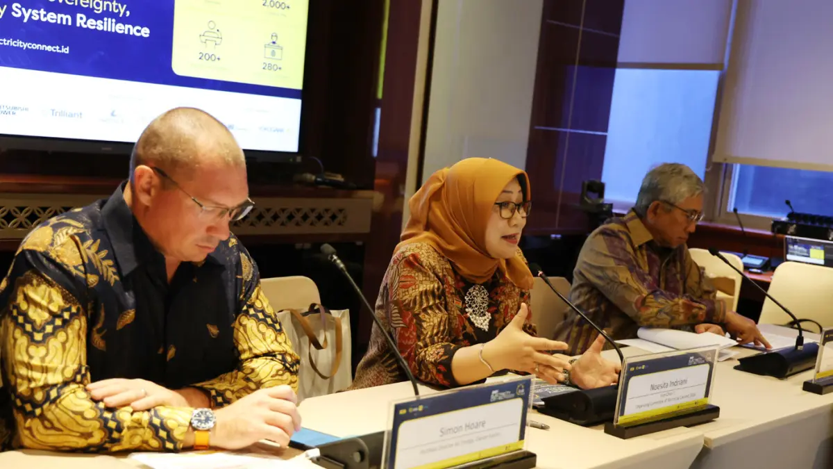 Launching penyelenggaraan Enlit Asia – Electricity Connect 2026, pada 22–24 September di Jakarta, Jumat (17/4/2026).