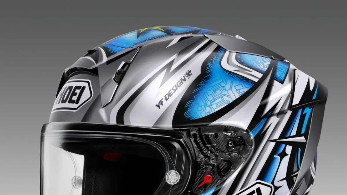 Helm SHOEI X-Fifteen Daijiro Rilis Warna Baru, Gaya Balap Legendaris Makin Elegan - Image