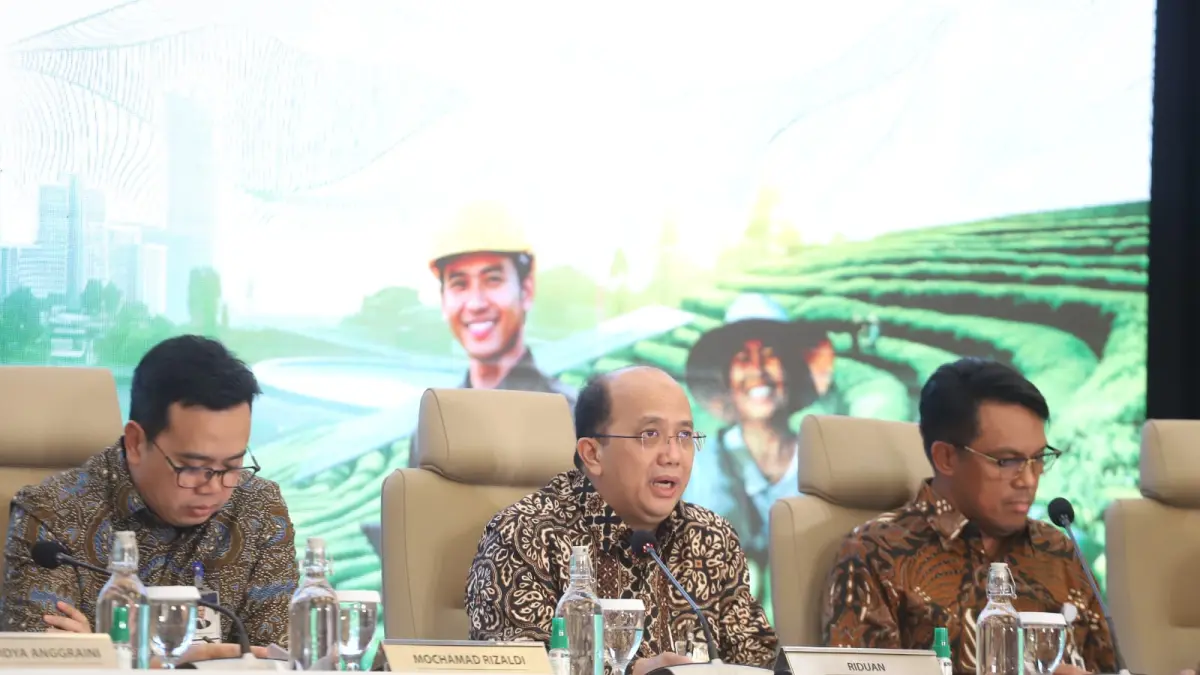 Laporan Keuangan Triwulan I 2026 Bank Mandiri di Jakarta, Selasa (21/4/2026).