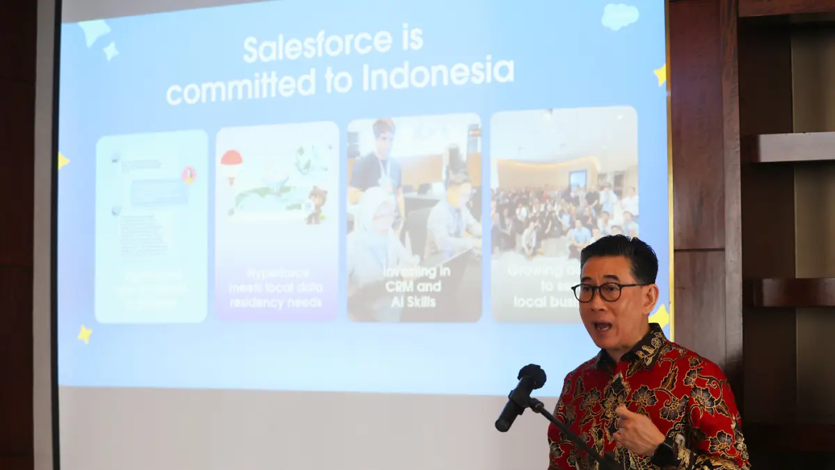 Area Vice President and President Director Salesforce Indonesia Andreas Diantoro.