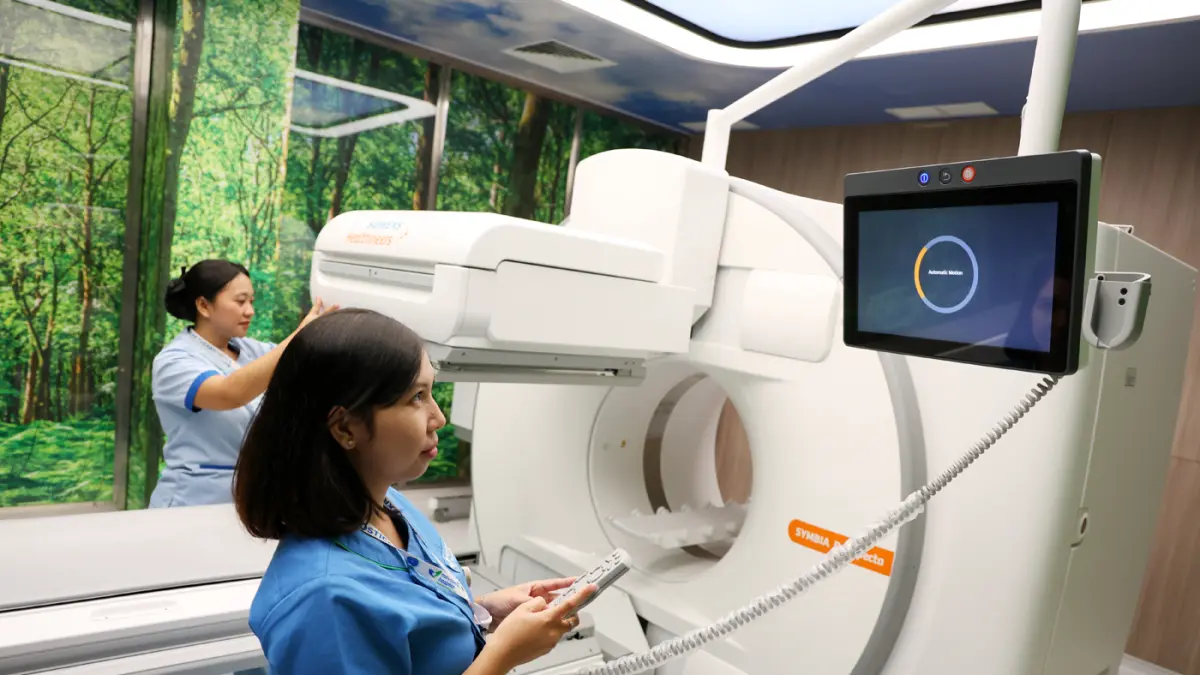 SPECT-CT Scan di Mayapada Hospital Jakarta Selatan, Jalan. Lebak Bulus I, Jumat (24/4/2026). (Dery Ridwansah/ JawaPos.com)
