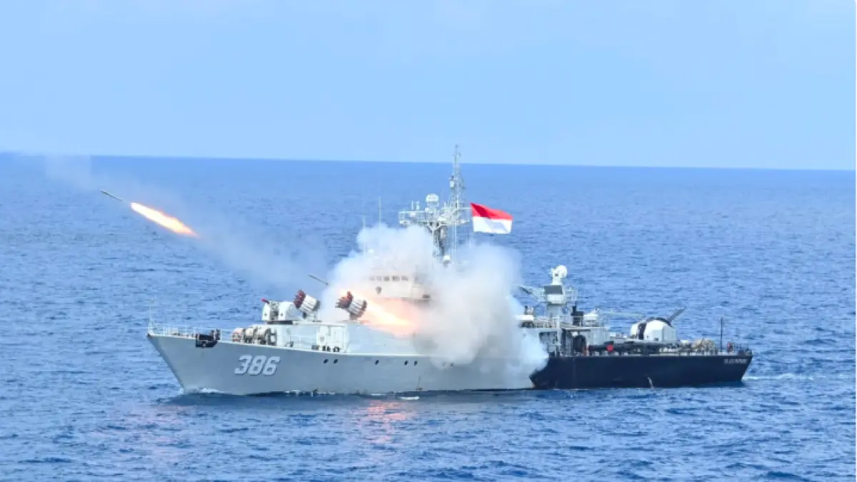 Show of Force di Perairan Karimunjawa, TNI Kerahkan Pesawat Tempur dan Kapal Perang untuk Tembakan Rudal - Image