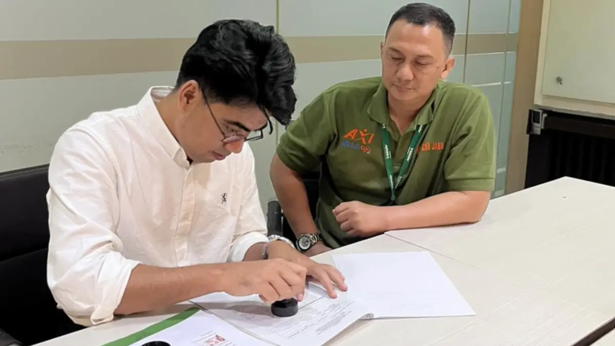 Penandatanganan nota kesepahaman (MoU) di kantor Habibi Signatour, Epiwalk Mall, Kuningan, Jakarta Selatan, Jumat (23/4). (Dok. IST)