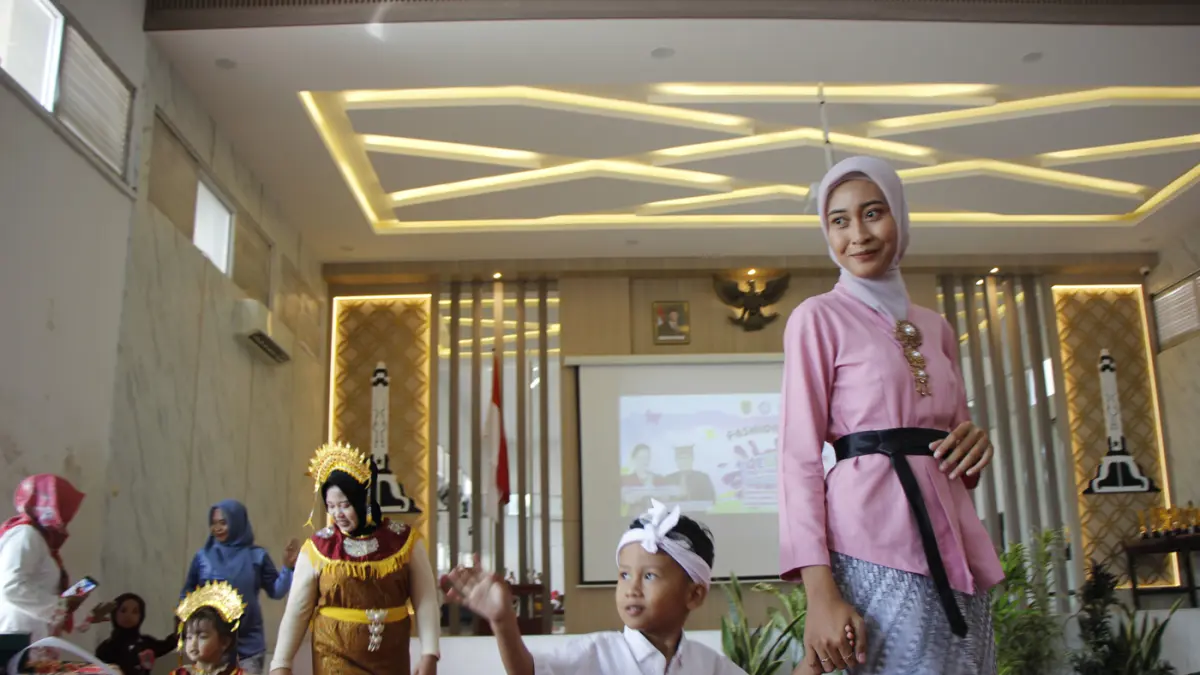 Anak-anak PAUD Antusias Ikuti Perlombaan  - Image