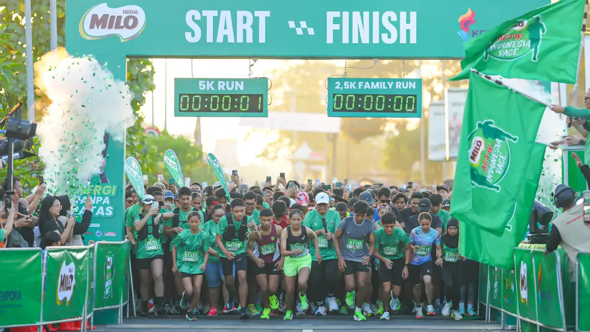 Ribuan Pelari Ramaikan MILO ACTIV Indonesia Race 2026 - Image