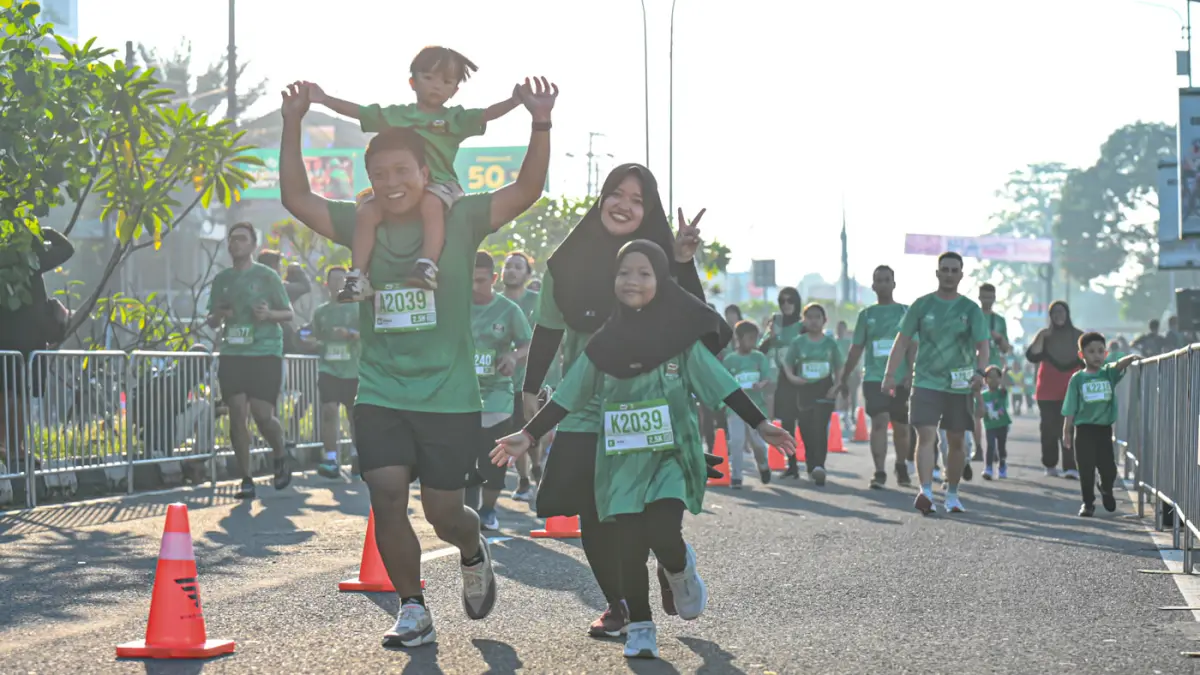 Peserta mengikuti Indonesia Race 2026 di Jogja Expo Center, Yogyakarta, Minggu (27/4/2026).