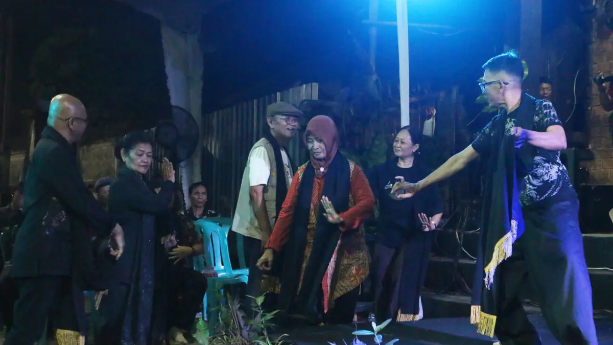 Sanggar Tari Greget, Jalan Pamularsih, Semarang, Sabtu (25/4/2026). (Nur Chamim/ Jawa Pos Radar Semarang)