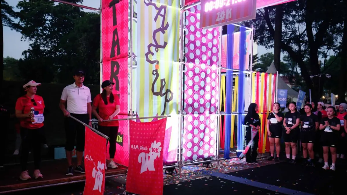 4.000 Pelari Perempuan Ciptakan Lautan Pink di TMII - Image