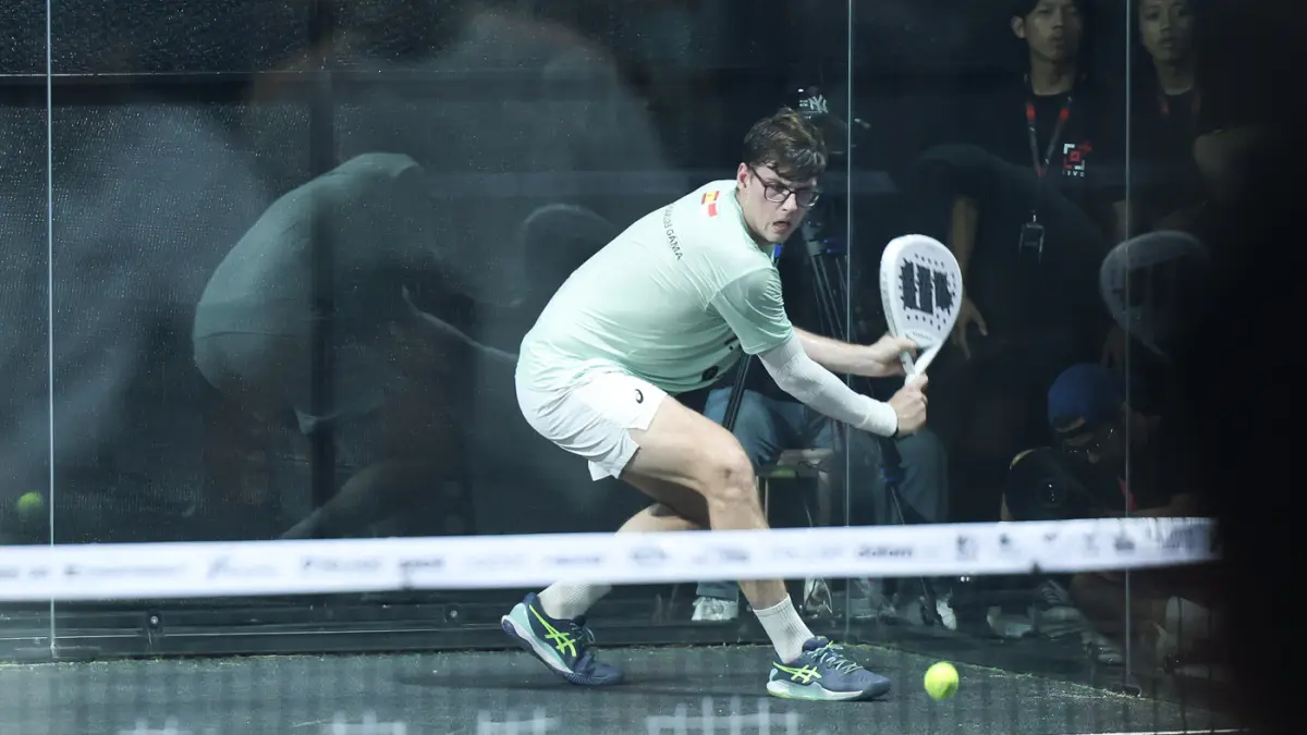 Penyelenggaraan Sirkuit Nasional (Sirnas) Padel Open 2026 Seri II mencatat sejarah baru dalam perkembangan padel di Indonesia. Kompetisi padel di Kota Semarang, Jawa Tengah. (Nur Chamim/Jawa Pos Radar Semarang)