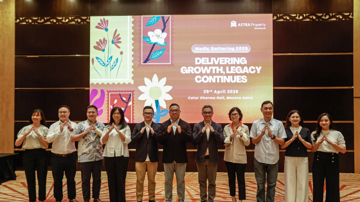 Dari kiri Director Industrial Portofolio Astra Property Lia Prilianty Singgih, President Director Industrial Portofolio Astra Property Max William Sunarcia, ‎ Director Commercial Portofolio Astra Property Michael Atmoko, President Director Commercial Port