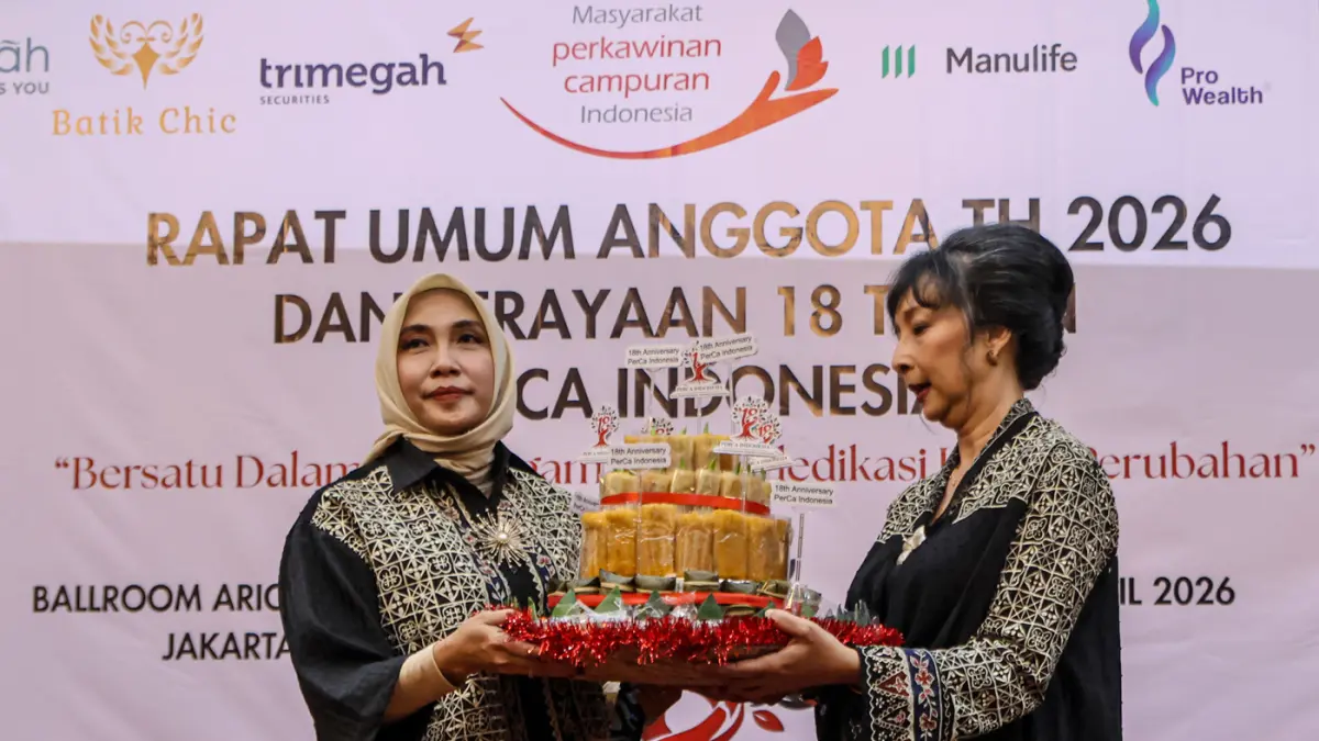 Kemeriahan perayaan 18 tahun perjalanan organisasi di Jakarta, Rabu (29/4/2026). (Hanung Hambara/Jawa Pos)