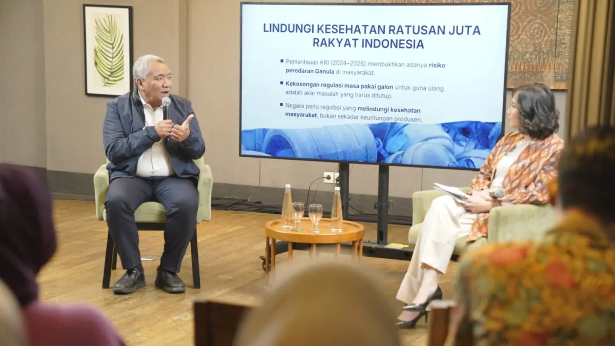 KKI Soroti Penggunaan Galon Guna Ulang Tua