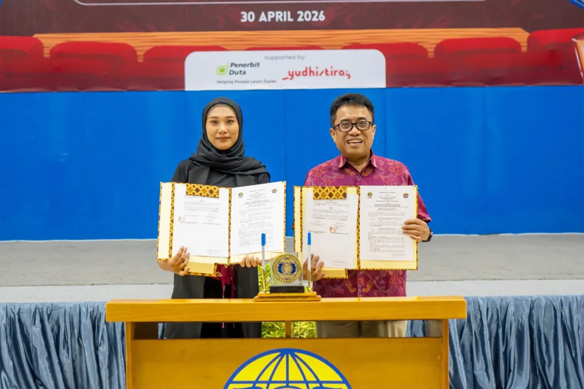 Selain menjadi tuan rumah FLS3N 2025, STIESIA Surabaya juga memberikan Golden Ticket Beasiswa Prestasi Rp 15,5 juta untuk para juara. (Humas STIESIA Surabaya).