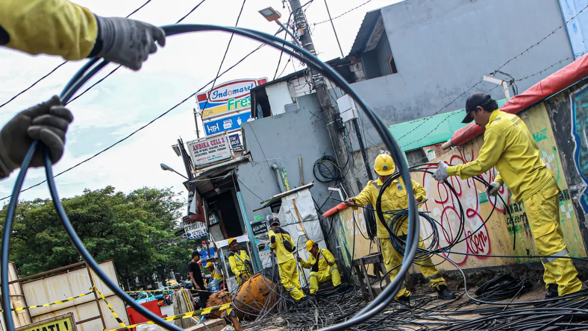 Pemotongan Kabel Utilitas Untuk Kenyamanan Penguna Jalan - Image