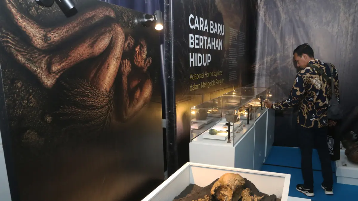 pameran Abhirama Ranggawarsita di Museum Ranggawarsita Jawa Tengah, Semarang, Jawa Tengah, Rabu (6/5/2026). (Nur Chamim/Jawa Pos Radar Semarang)