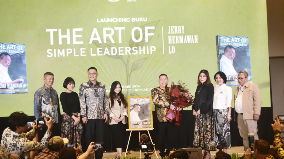 peluncuran buku biografi “The art of simple leadership” dari Jerry Hermawan Lo