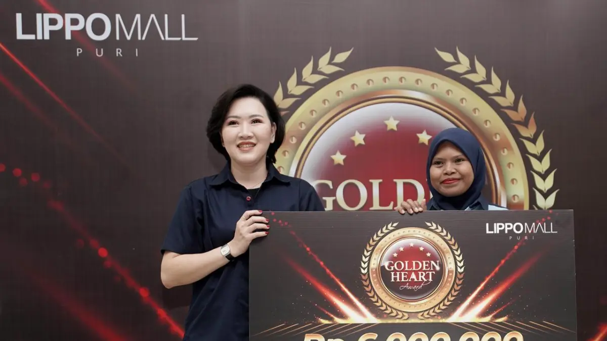 Penghargaan Golden Heart di Jakarta, Kamis (7/5/2026).