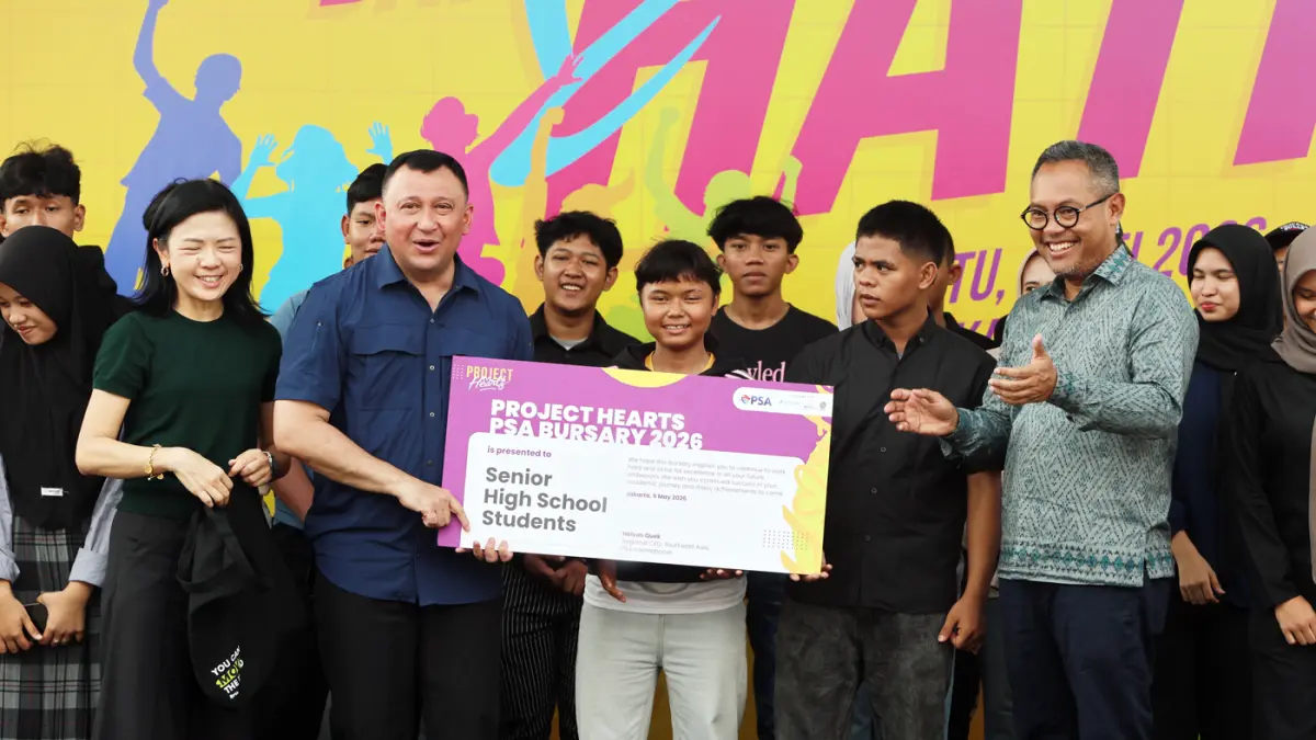PSA menyalurkan bantuan dana pendidikan kepada 90 pelajar dari jenjang SD, SMP, hingga SMA.